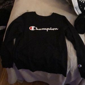 Girls Large champion crewneck